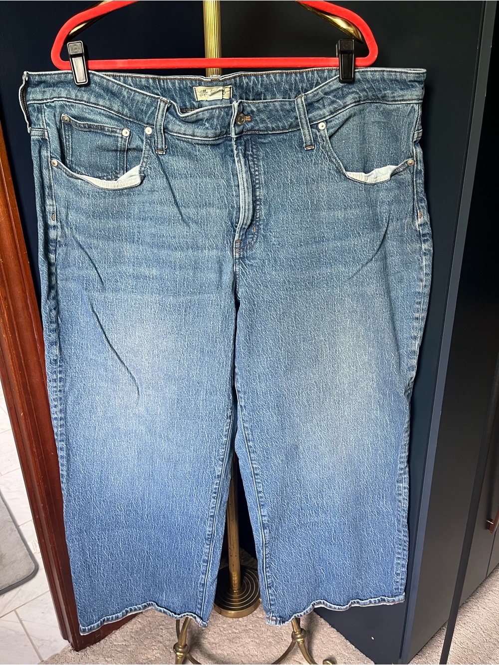 Madewell Blue Wide Leg Denim Jeans-24w